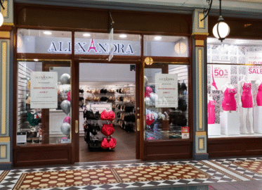 Alexandra Lingerie Reopens at Adelaide Arcade